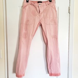 Maison Scotch Pink Slim Boyfriend Jeans, Size 28/29